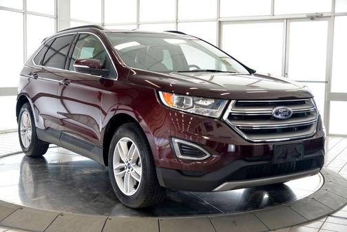 Burgundy 2018 Ford Edge SEL
