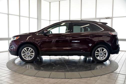 Burgundy 2018 Ford Edge SEL