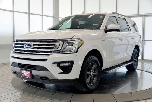 White Platinum Metallic Tri-Coat 2019 Ford Expedition XLT