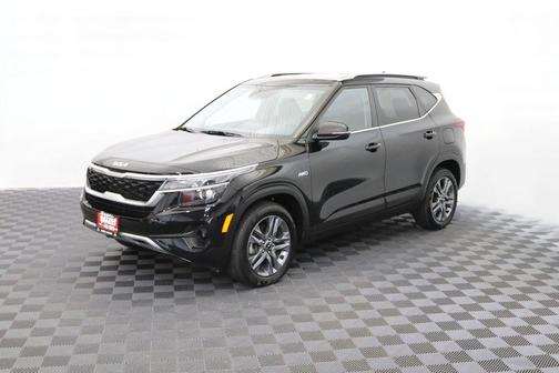 Cherry Black 2023 Kia Seltos S