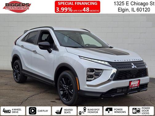 White Diamond 2026 Mitsubishi Eclipse Cross BLACK EDITION 1.5T S-AWC