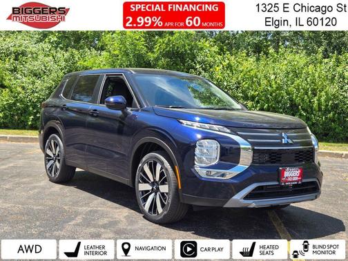 Cosmic Blue Metallic 2026 Mitsubishi Outlander SE S-AWC