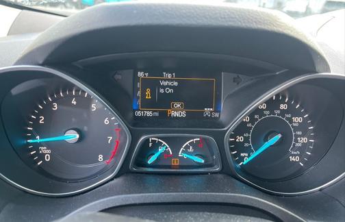 White Platinum Clearcoat Metallic 2018 Ford Escape SEL