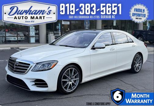 designo Diamond White Metallic 2020 Mercedes-Benz S-Class 4MATIC
