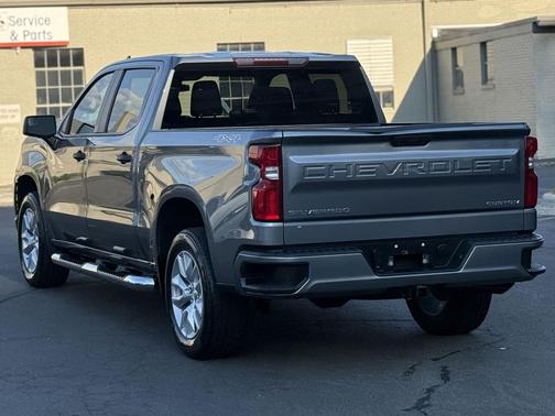 Satin Steel Metallic 2021 Chevrolet Silverado 1500 Custom