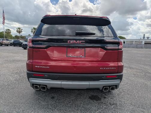 Red 2026 GMC Acadia Elevation