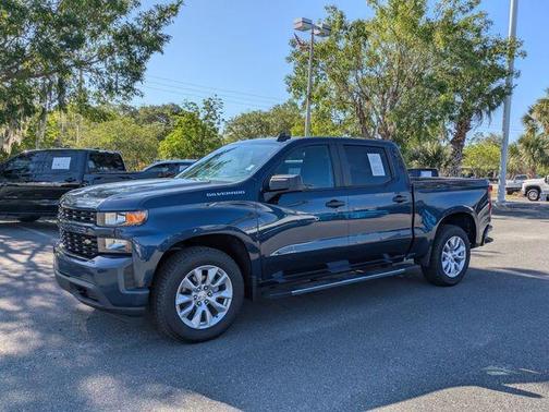 Blue Metallic 2021 Chevrolet Silverado 1500 Custom