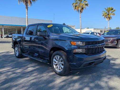 Blue Metallic 2021 Chevrolet Silverado 1500 Custom
