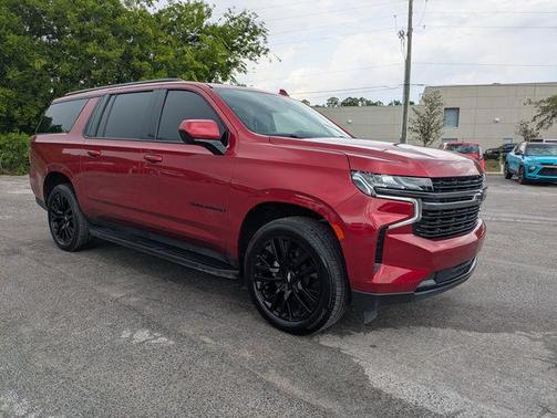 Cherry Red 2021 Chevrolet Suburban RST