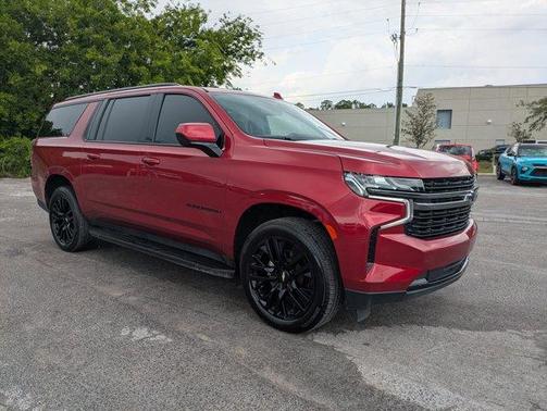 Cherry Red 2021 Chevrolet Suburban RST
