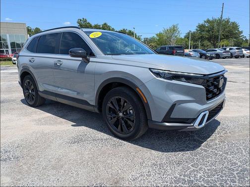 Meteorite Gray Metallic 2025 Honda CR-V Hybrid Sport Touring