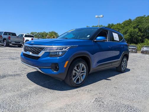Neptune Blue 2021 Kia Seltos S