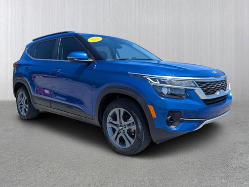 Neptune Blue 2021 Kia Seltos S