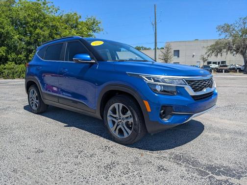 Neptune Blue 2021 Kia Seltos S