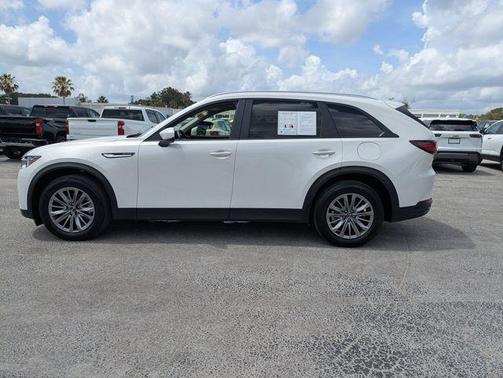 Rhodium White Premium 2025 Mazda CX-90 SE