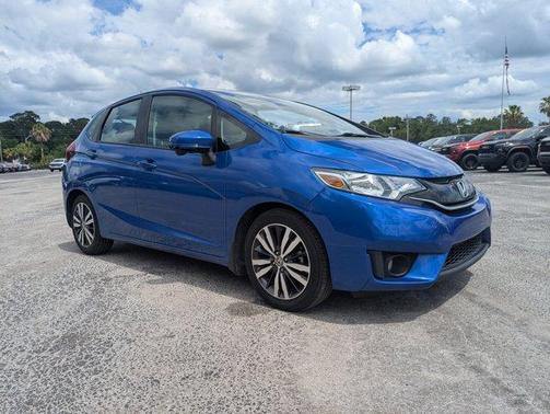 Blue 2015 Honda Fit EX-L