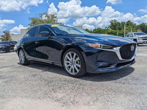 Deep Crystal Blue Mica 2021 Mazda Mazda3 FWD w/Select Package