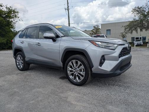Silver Sky Metallic 2023 Toyota RAV4 XLE Premium
