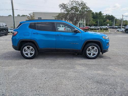 Hydro Blue Pearlcoat 2024 Jeep Compass Latitude
