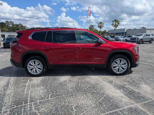 Red 2026 GMC Acadia Elevation