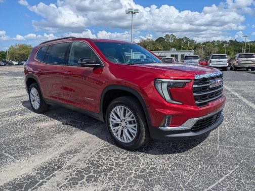 Red 2026 GMC Acadia Elevation