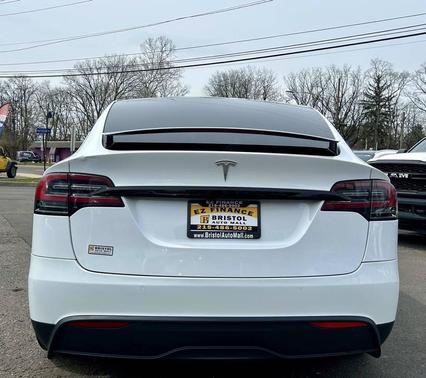 Pearl White Multi-Coat 2022 Tesla Model X Dual Motor All-Wheel Drive