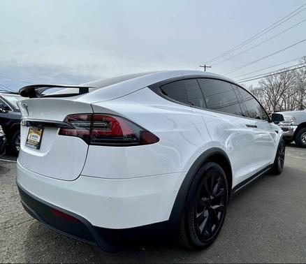Pearl White Multi-Coat 2022 Tesla Model X Dual Motor All-Wheel Drive