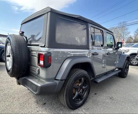 Gray 2018 Jeep Wrangler Unlimited Sport