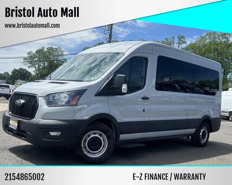 Avalanche Gray Metallic 2024 Ford Transit-350 XL