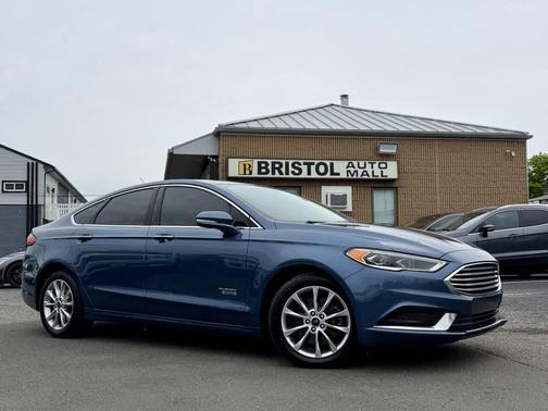 Blue 2018 Ford Fusion Energi SE Luxury