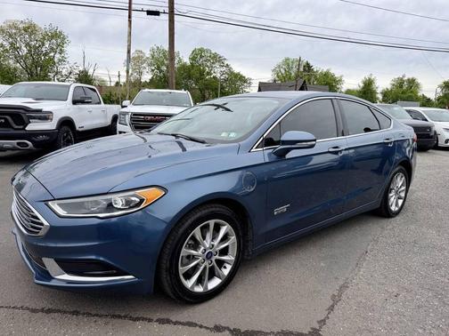 Blue 2018 Ford Fusion Energi SE Luxury