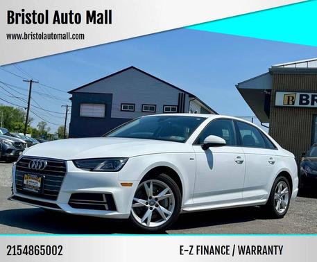White 2018 Audi A4 2.0T Premium