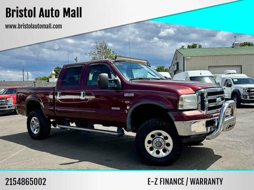 Burgundy 2006 Ford F-350 XL Crew Cab