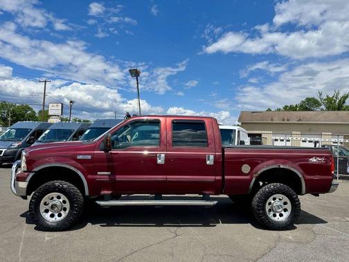 Burgundy 2006 Ford F-350 XL Crew Cab