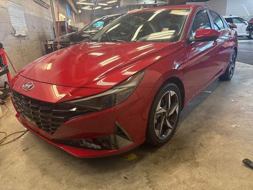 Amazon Gray 2024 Hyundai ELANTRA HEV Limited