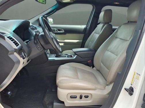 White Platinum Clearcoat Metallic 2013 Ford Explorer Limited