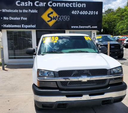 WHITE 2004 Chevrolet Silverado 1500 Work Truck