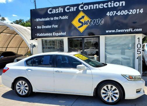 WHITE 2015 Honda Accord EX-L