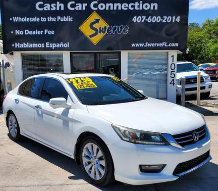WHITE 2015 Honda Accord EX-L