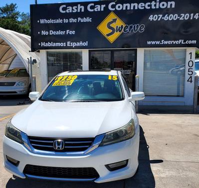 WHITE 2015 Honda Accord EX-L