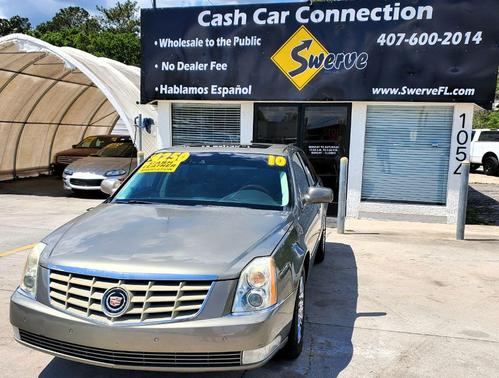 GREEN (LIGHT) 2010 Cadillac DTS Platinum Collection