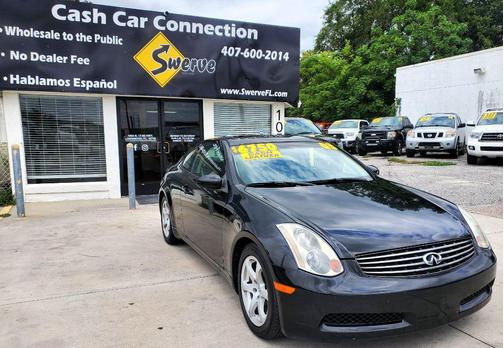 BLACK 2003 INFINITI G35 Base