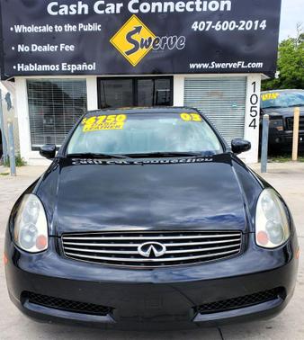 BLACK 2003 INFINITI G35 Base