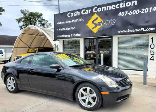 BLACK 2003 INFINITI G35 Base