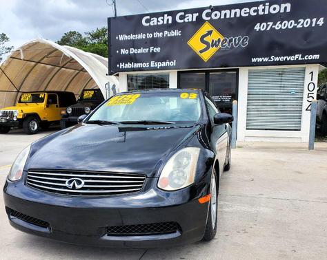 BLACK 2003 INFINITI G35 Base