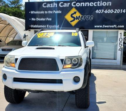 WHITE 2010 Toyota Tacoma SR5