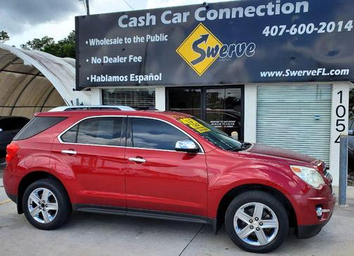 RED 2015 Chevrolet Equinox LTZ