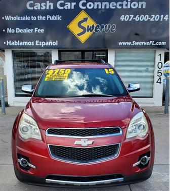 RED 2015 Chevrolet Equinox LTZ