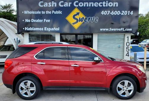 RED 2015 Chevrolet Equinox LTZ