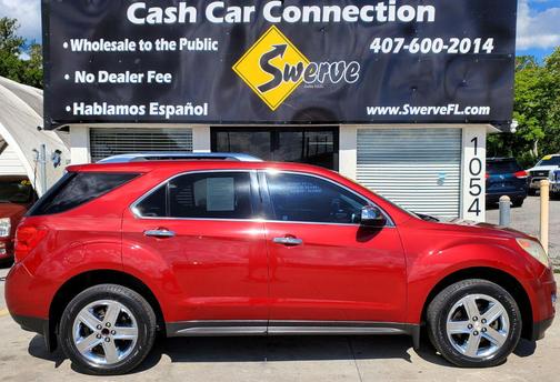 RED 2015 Chevrolet Equinox LTZ